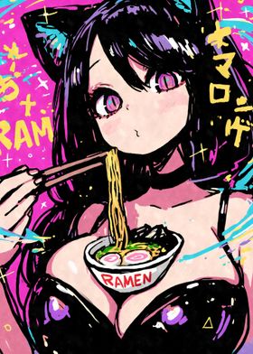 Aesthetic Anime Ramen Art-preview-0