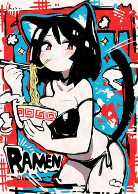 Aesthetic Anime Ramen Art-preview-0