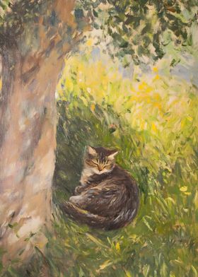 Cat Oil Painting-preview-2