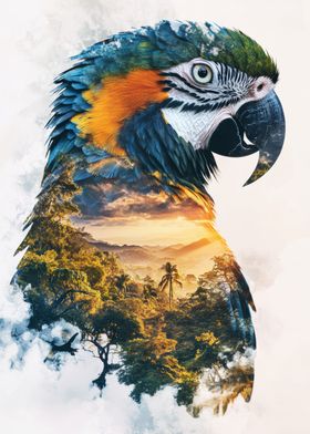 Double Exposure Wildlife Portrait-preview-3