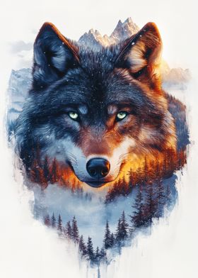 Double Exposure Wildlife Portrait-preview-0