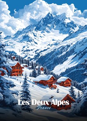 Travel Poster Ski Place-preview-2