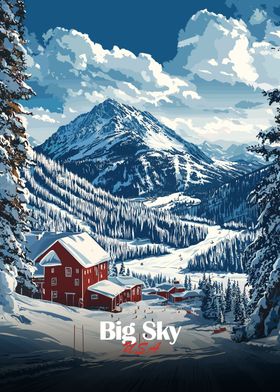 Travel Poster Ski Place-preview-3