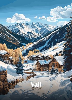 Travel Poster Ski Place-preview-2