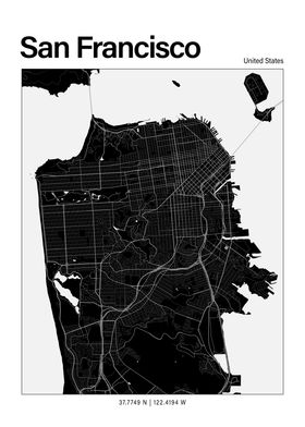 Black And White City Maps-preview-1