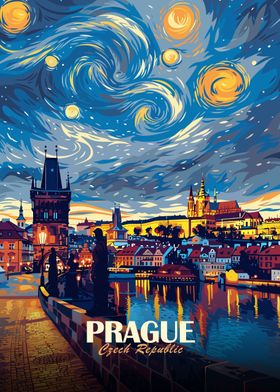 Travel Poster Starry City-preview-0