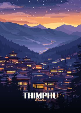 Travel Poster Night City-preview-2
