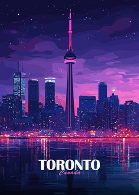 Travel Poster Night City-preview-0