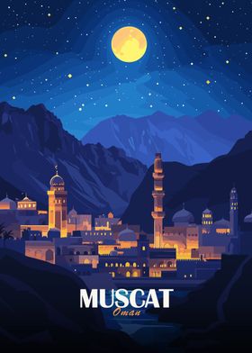 Travel Poster Night City-preview-3