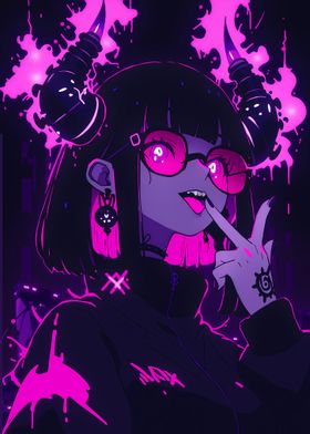 Anime Devil Girl-preview-1