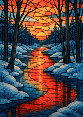 Stained Glass Winter-preview-0