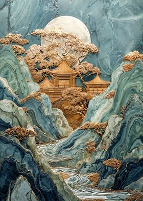 Abstract Kintsugi Dream-preview-0