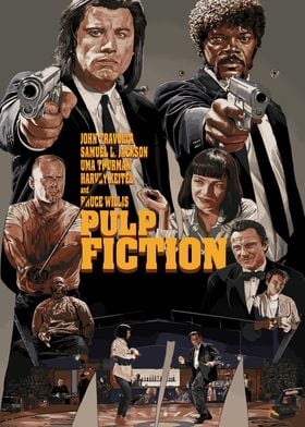 Pulp Fiction Poster-preview-0