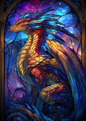 Stained Glass Dragons-preview-1