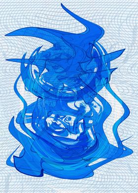 Blue Hue Scribbles-preview-1