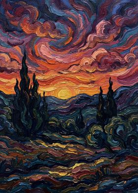 Van Gogh Landscape Painting-preview-3