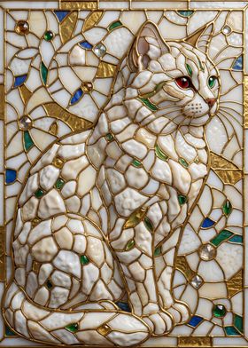 Abstract Cat Kintsugi-preview-1