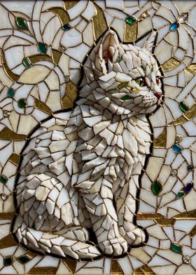 Abstract Cat Kintsugi-preview-2