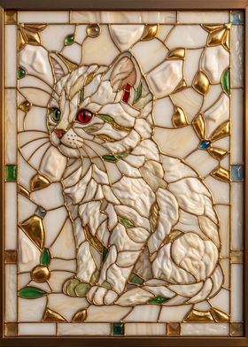 Abstract Cat Kintsugi-preview-0