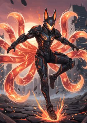 Cyberpunk Kitsune Streetwear-preview-2