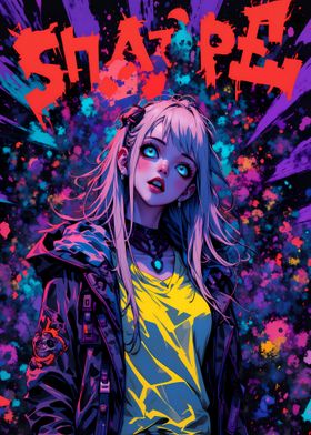 Girl With Horns And Glowing Eyes-preview-2