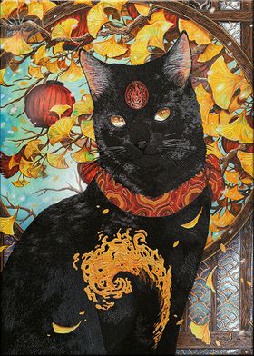 Black bakeneko