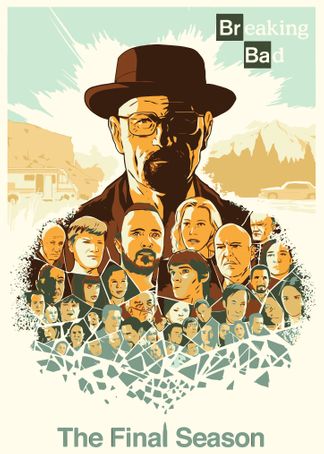 Breaking Bad shops & Santa Monica DISPLATE Metal Posters Bundle