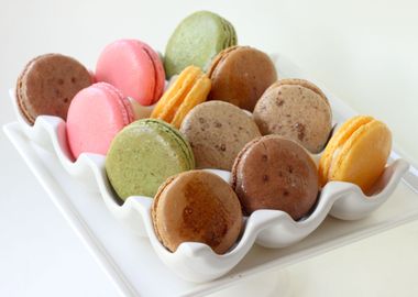 I make French macarons from scratch, here's a photo of  ... 