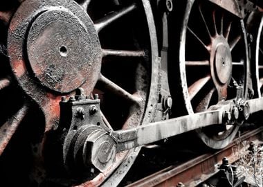 vintage steam locomotive