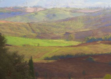 hilly landscape