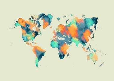 world map 