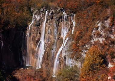 Waterfall in the park