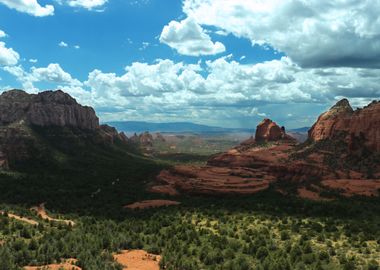 canyon / mountains