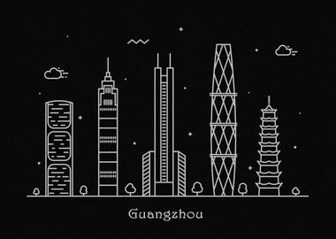 Guangzhou Skyline, China