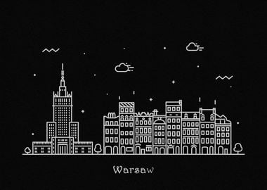 Warsaw Skyline, Poland