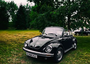 Retro volks cabriolet