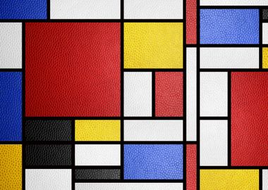 Mondrian in a Leather-Styl