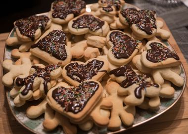 Homemade Christmas cookies