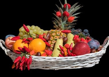  basket of fruit 