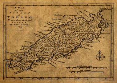 Map of Tobago 1789