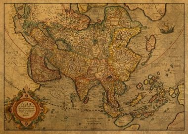 Map of Asia 1620