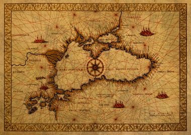 Map of Black Sea 1560