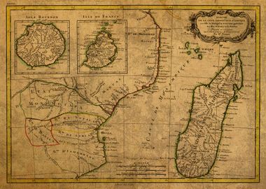 1770 Map of East Africa