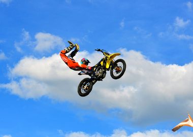 Motorcycle jumping work 2