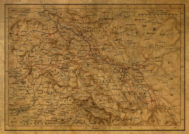 Map of Kashmir 1902