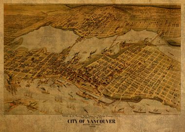 Map of Vancouver 1898