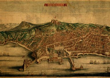 Map of Naples 1663