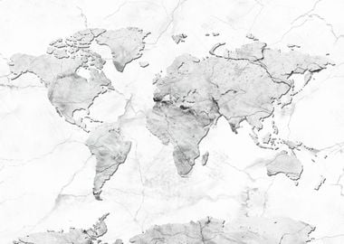 world map marble 2