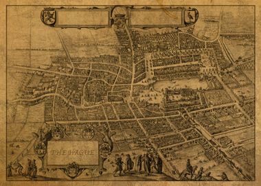 Map of The Hague 1598