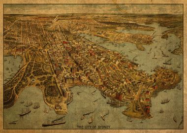 Map of Sydney 1885